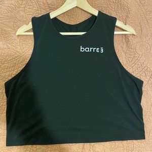 Lululemon Barre3 Black Cinch Me Up Tank Size 10